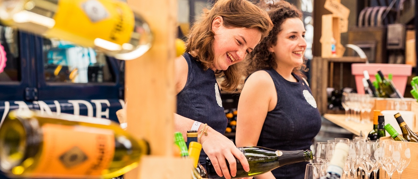 'WineFlight-bar' Amsterdam Wine Festival met Meisjes van de Wijn