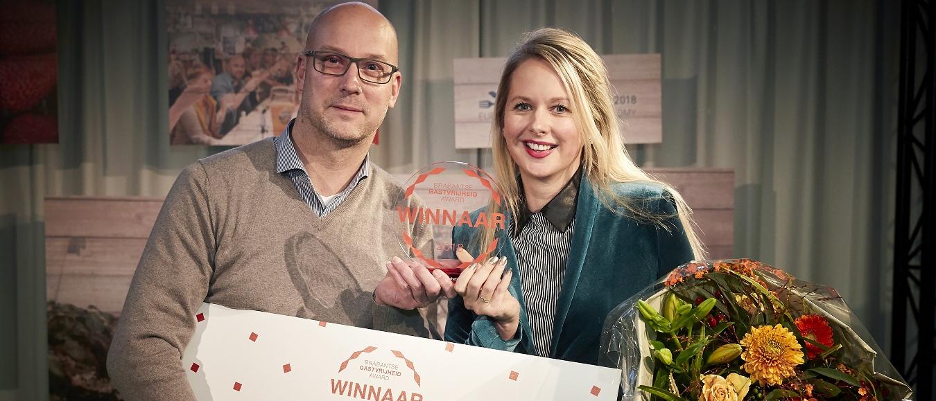 Auberge du Bonheur wint Brabantse Gastvrijheid Award
