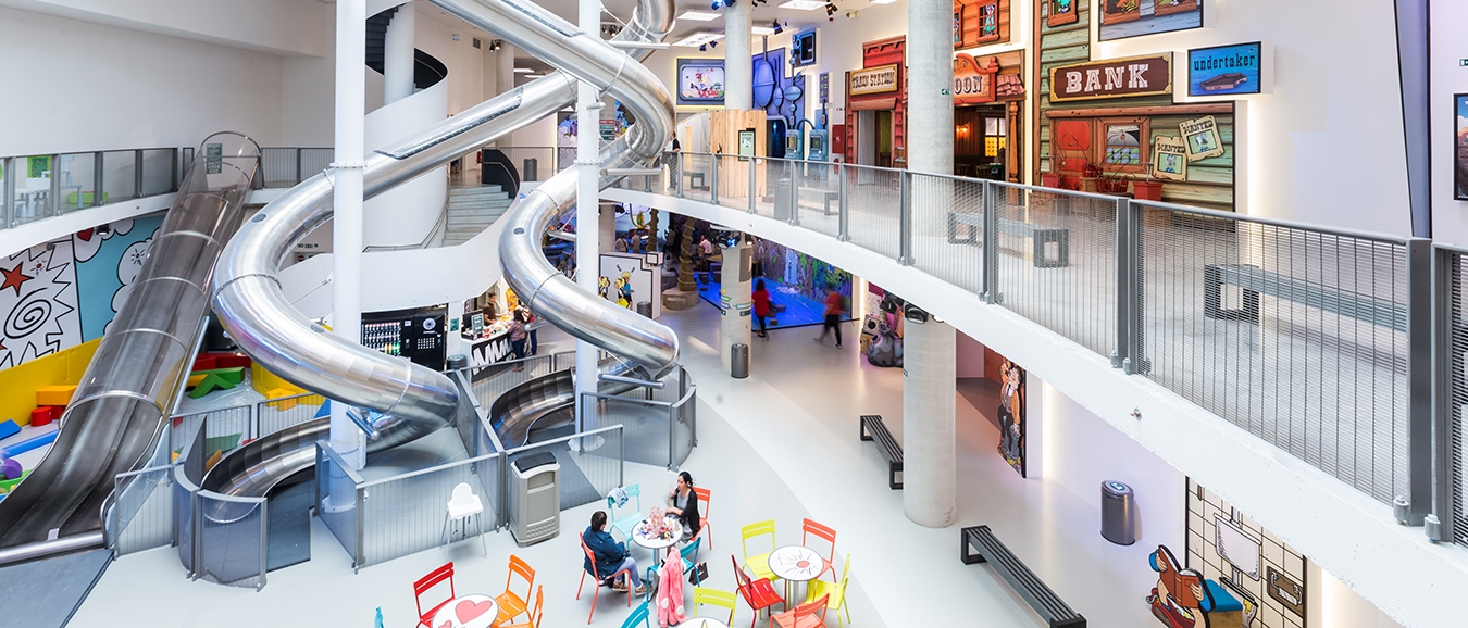 Comics Station Antwerp:  interactief en verrassend gebouw-in-een-gebouw