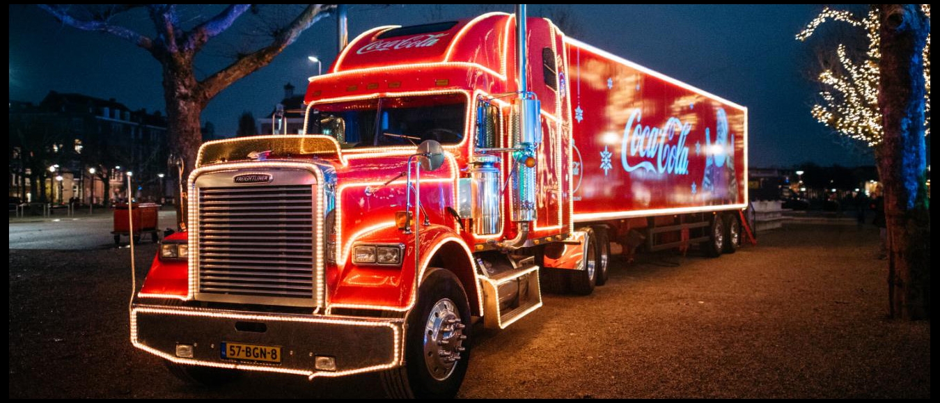 Coca-Cola kersttruck bezoekt Leisure Dome Limburg
