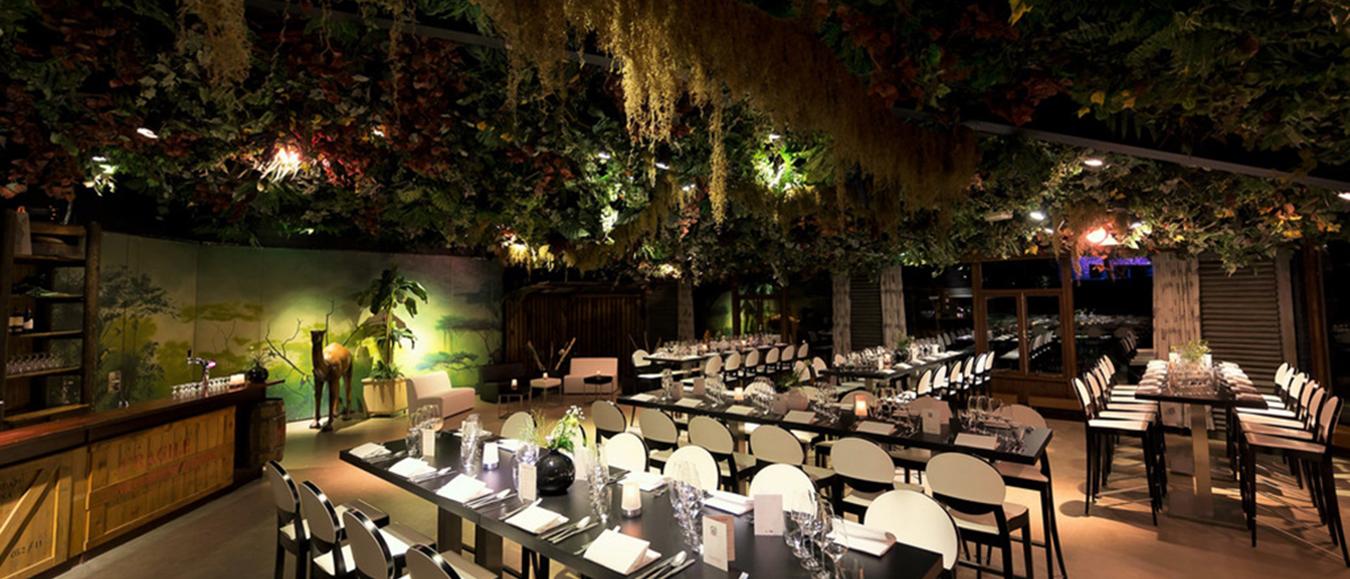 Party Rent Group bij make-over Naarderbos en de finishing touch van Jungle restaurant