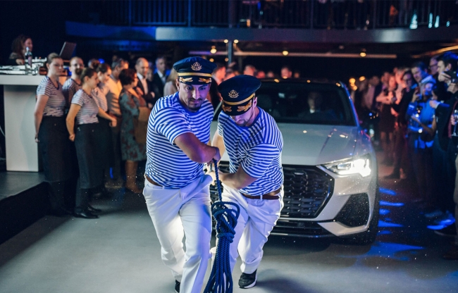 Bbrand event organiseren Audi autolancering Oceandiva