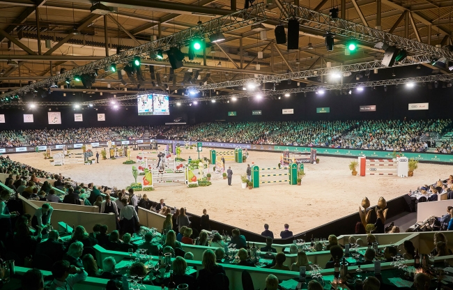 The Dutch Masters paardensport evenement vindt jaarlijks plaats in de Brabanthallen
