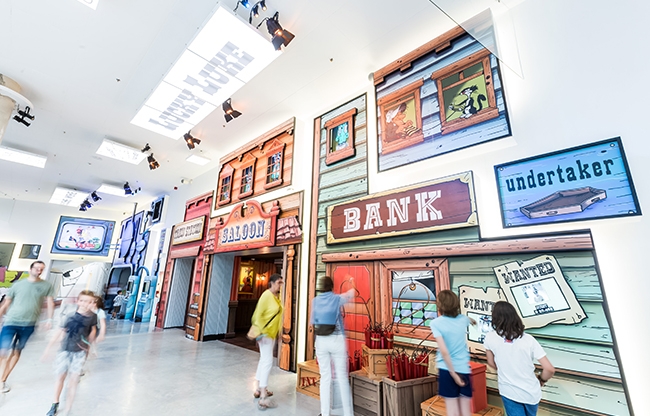 Comics Station Antwerp:  interactief en verrassend gebouw-in-een-gebouw
