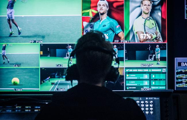 Faber Audiovisuals zet hoog in tijdens ABN Amro Tennistoernooi