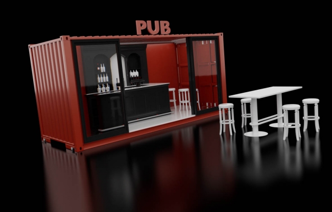 pub unit, pub container