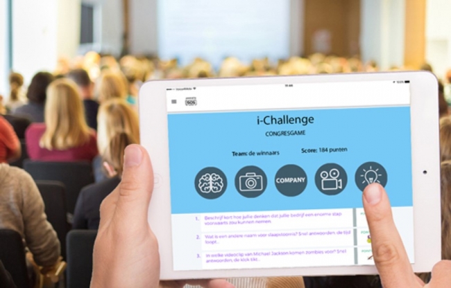 De i-Challenge voegt fun en inhoud toe aan je zakelijke bijeenkomst