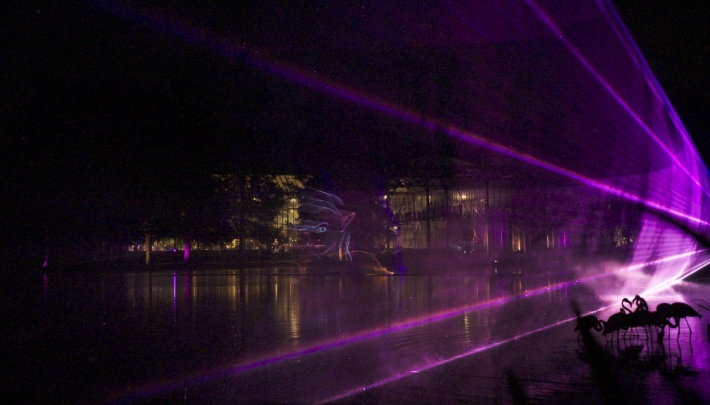 Laserforum verzorgt lasershow tijdens ELFIA in Arcen