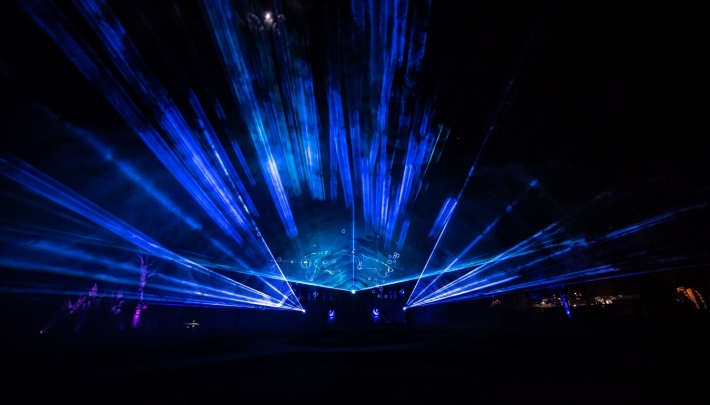 Laserforum presenteert show op Nederlands grootste kasteel