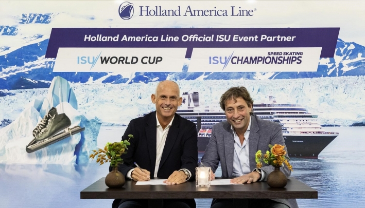 Holland America Line en Internationale Schaatsbond officiële eventpartners