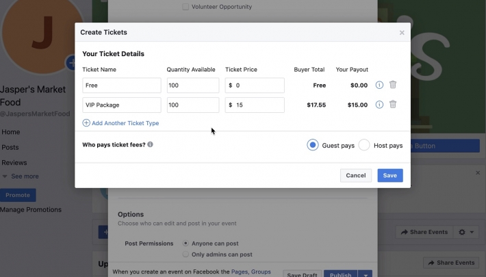 Eventbrite maakt verkoop tickets via Facebook makkelijker