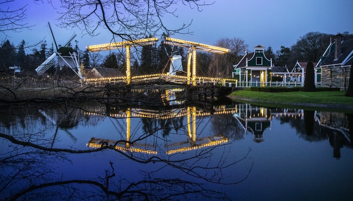 Zakelijke Kerstmarkt in Nederlands Openluchtmuseum