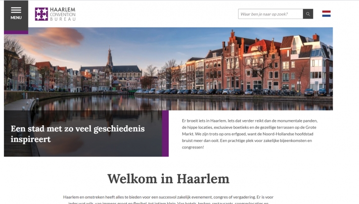 Haarlem Convention Bureau lanceert nieuwe, overzichtelijke website