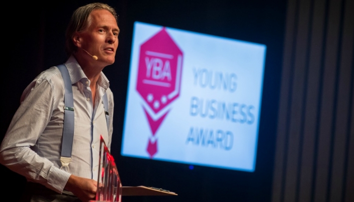 Koninklijk bezoek bij finale Young Business Award 2017