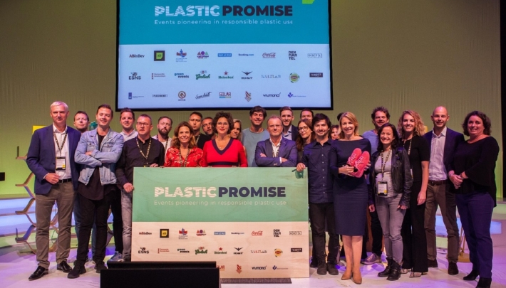 Evenementen industrie lanceert campagne Plastic Promise 