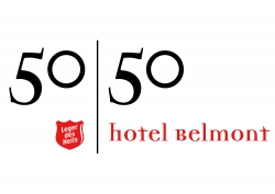 Logo 50|50 hotel en congrescentrum Belmont