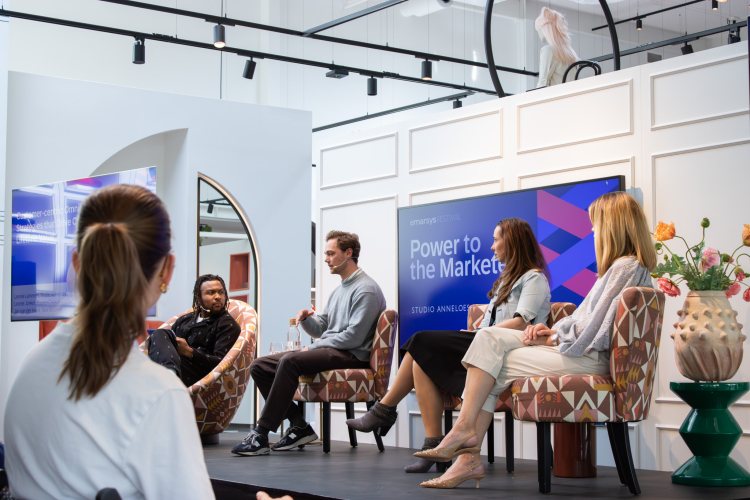 Emarsys power to the marketer evenement en de panel discussie tijdens dit evenement