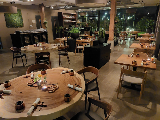 Restaurant reguliere opstelling
