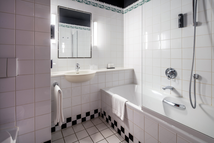 Badkamer hotelkamer
