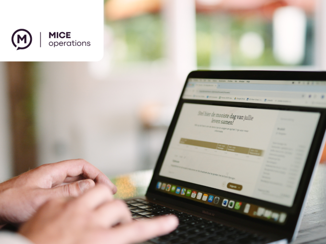 Online aanvraagmodule MICE Operations