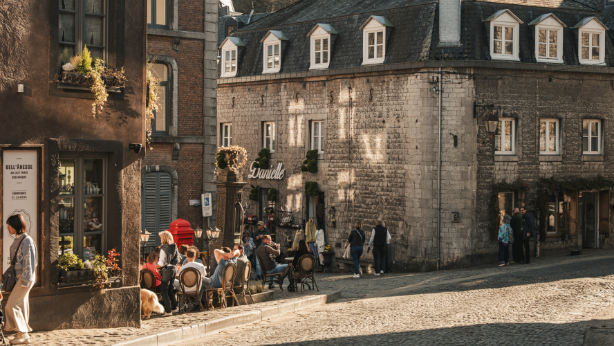 Oud stadje Ardennen
