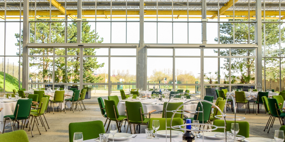  EXPO Greater Amsterdam - Diner in hal tijdens bedrijfsevenement
