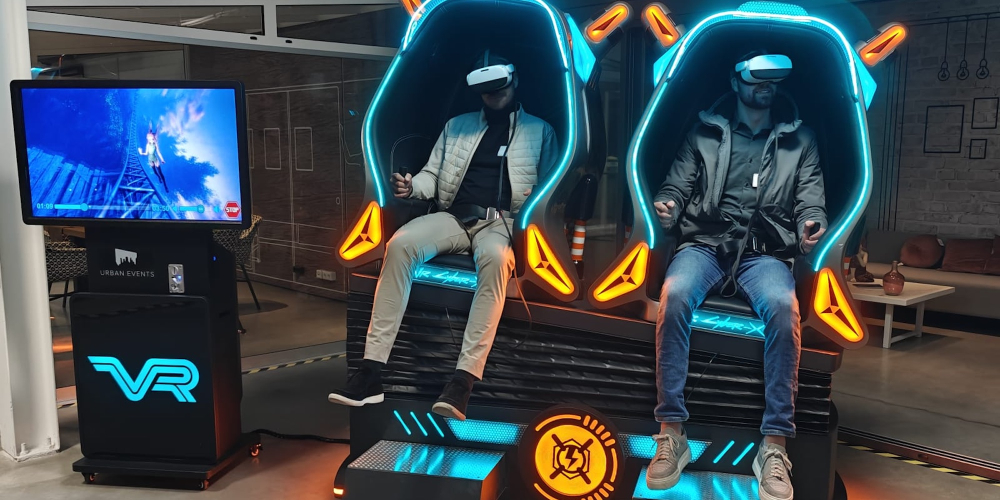Motion VR 9D simulator in actie