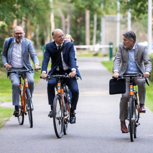 FIetsend naar Papendal - Duurzaam impact maken