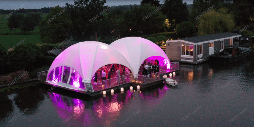 Dome tent event water