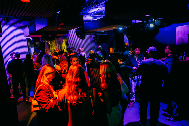Waar het event eindigt en het feest begint.