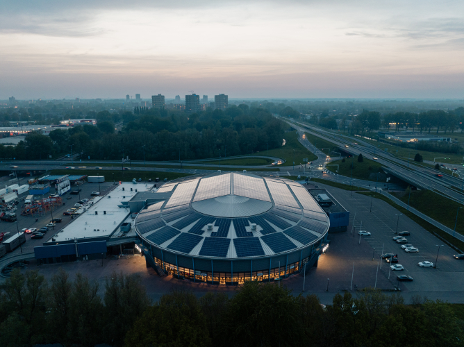 SilverDome van boven