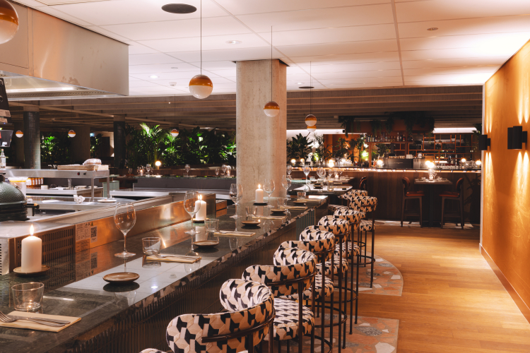 Orchid Dining chef's table