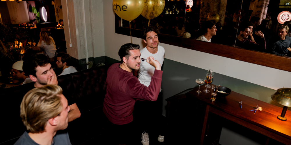 men playing darts 
