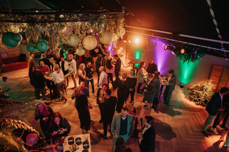 Borrel in Het Kompas.