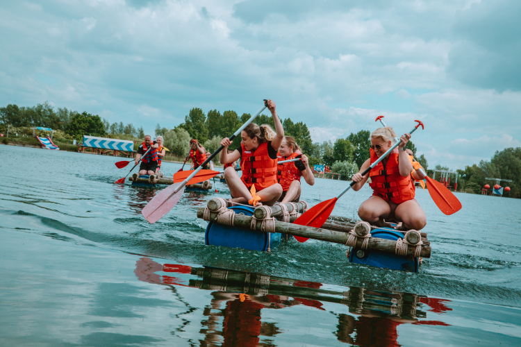 Robinson proef op het water.