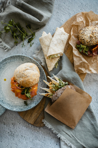 Belegde broodjes en wraps, lunchmogelijkheden op Papendal