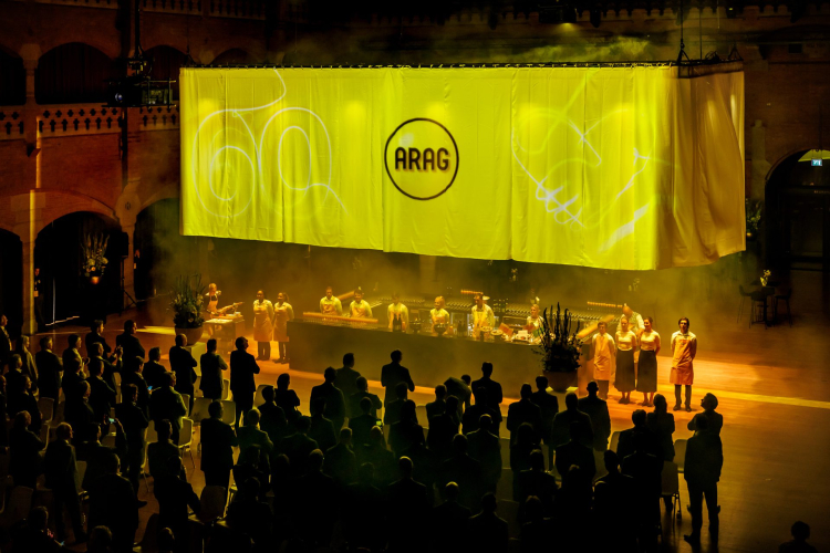 Congres met live-cooking & walking-dinner