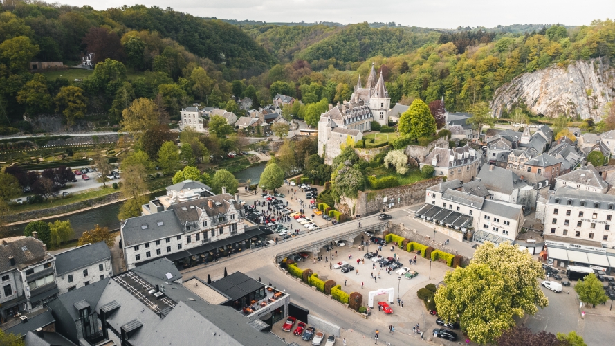 Durbuy vanuit de lucht