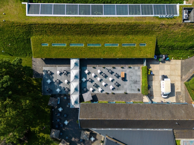 Fort Voordorp terras overview