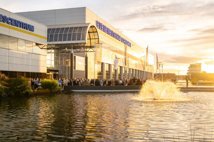 Voorzijde gebouw Evenementenhal Gorinchem
