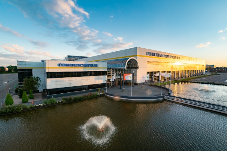 Voorzijde gebouw Evenementenhal Gorinchem