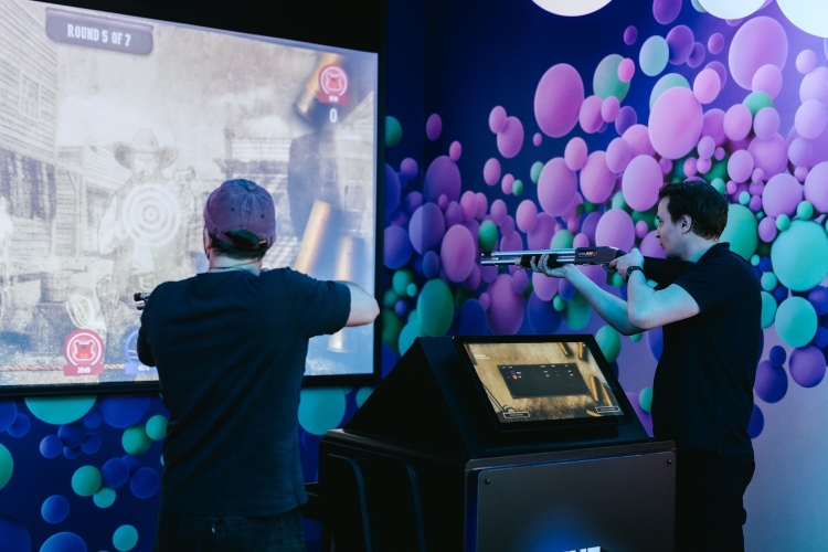 Digitaal kleiduif schieten 