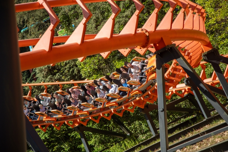 Achtbaan met looping