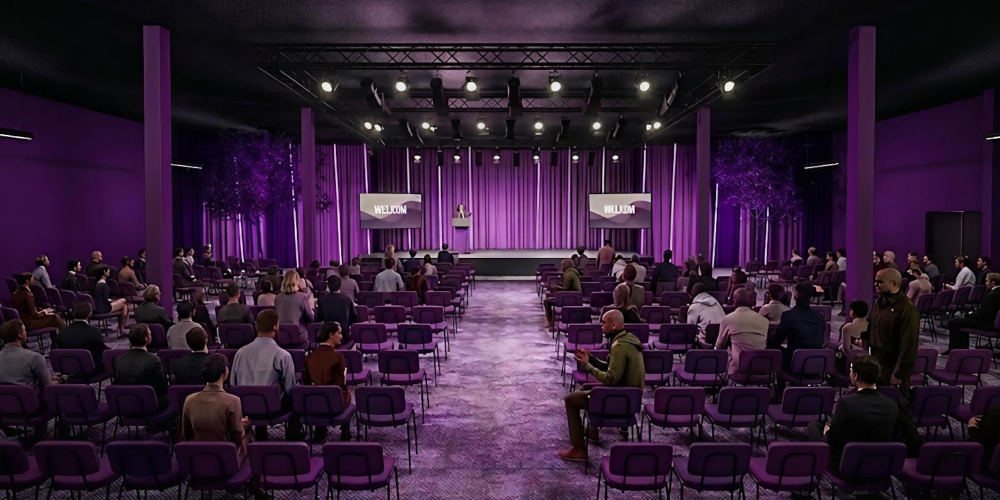 Congreszaal bij BIOS Zeelandhallen (RENDER)