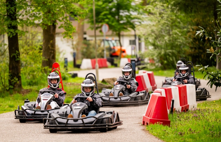Karten op het park 