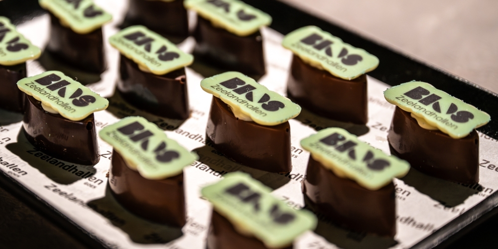 Verse, gepersonaliseerde bonbons bij BIOS Zeelandhallen