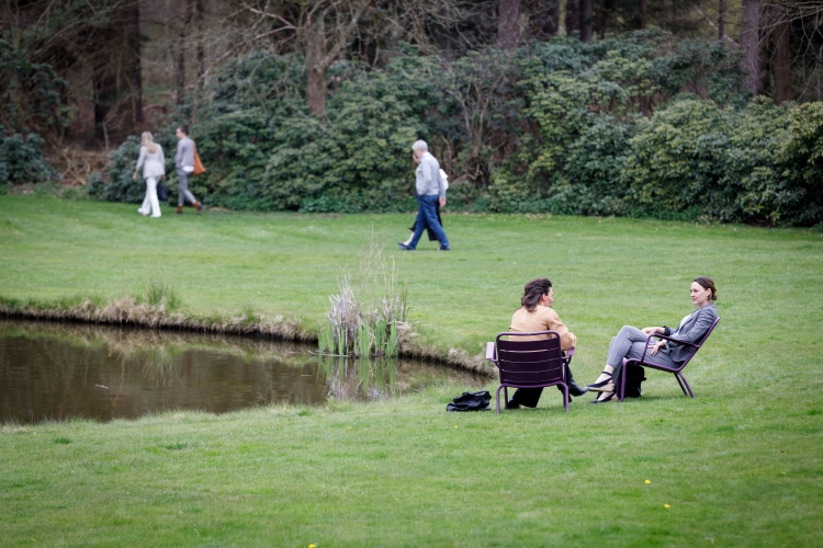 Buiten vergaderen