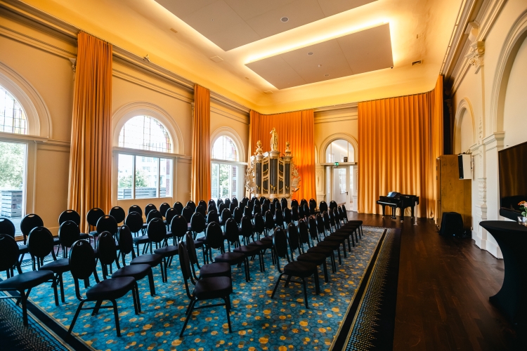 Balkonzaal Musis presentatieopstelling