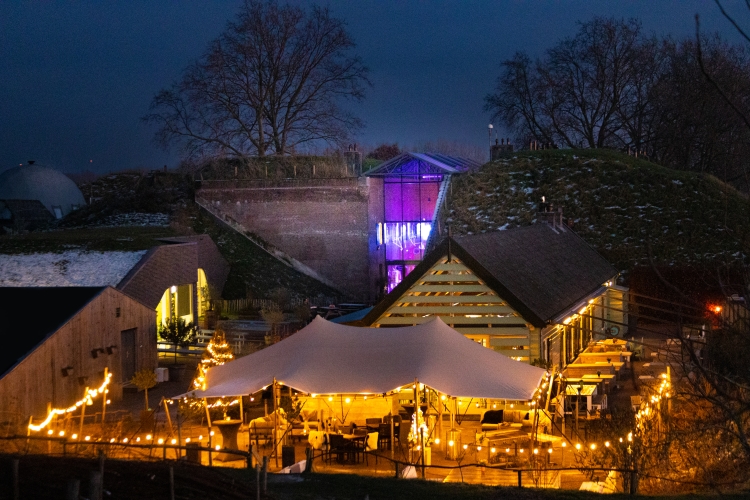 Restaurant in de winter