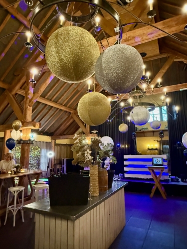 Opblaasbare Glitterballen